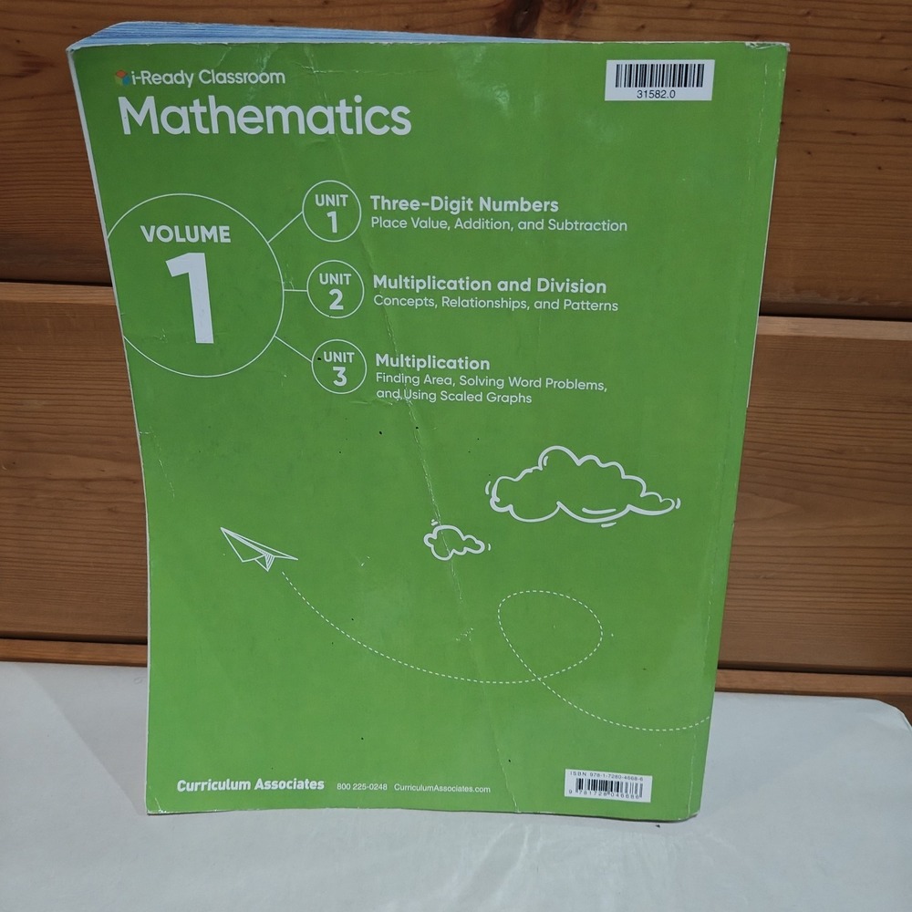 I-Ready Classroom: Mathematics Grade 3 Volume‎ 1 [Paperback] 9781728046686 - Picture 2 of 5
